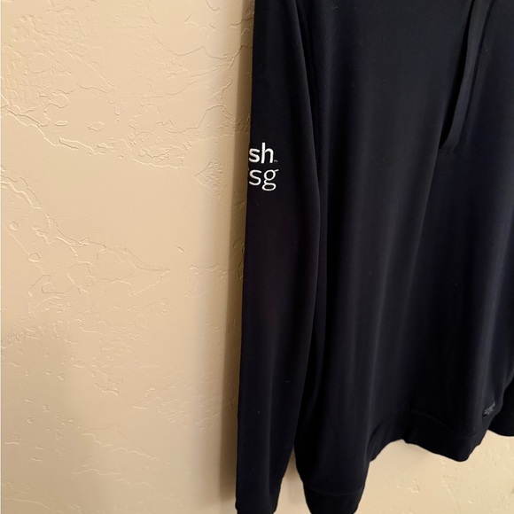 NWT - Branded Travis Mathew Black 1/4 Zip Newport Fleece - Small - Picture 3 of 8